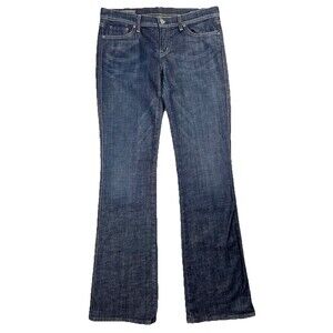 Citizens of Humanity Dark Wash Bootcut Jeans Mid Rise Stretch Denim Kelly